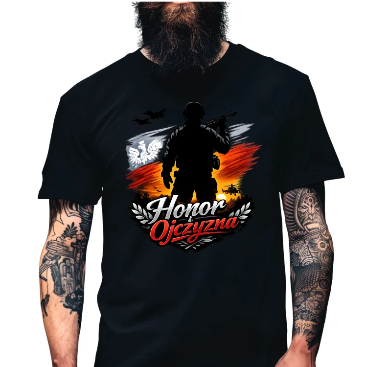 K1-W16 koszulka patriotyczna zolnierz z bronia honor ojczyzna.png