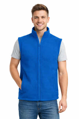 Kamizelka bezrękawnik polar zapinany na zamek chabrowy.png