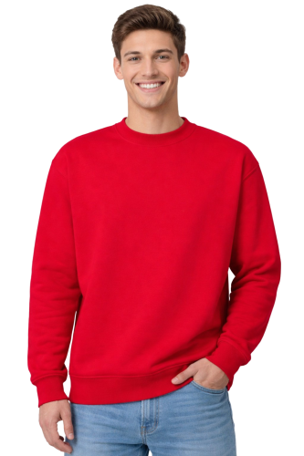 Czerwona bluza sportowa męska z długim rekawem.png