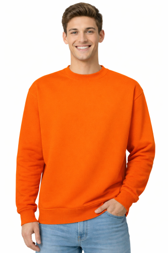 Pomarańczowa bluza sportowa męska z długim rekawem.png