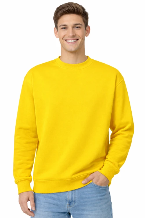 Żółta bluza sportowa męska z długim rekawem.png