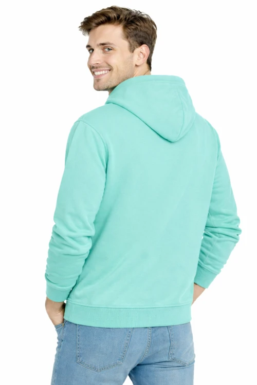 Bluza-dresowa-męska-z-kapturem-i-kieszeniami-kolor-turkus-widok-z-tyłu.png