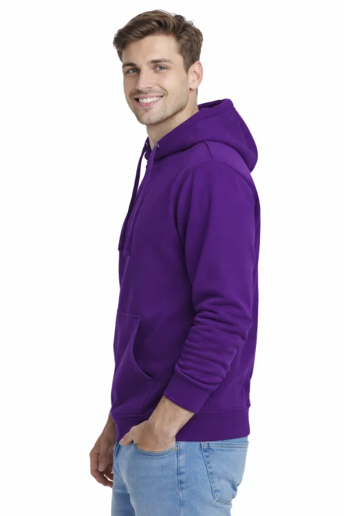 Bluza-dresowa-męska-z-kapturem-i-kieszeniami-kolor-fioletowy-widok-z-boku.png