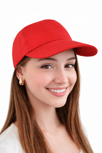 Czapka z twardym daszkiem kolor czerwony.png