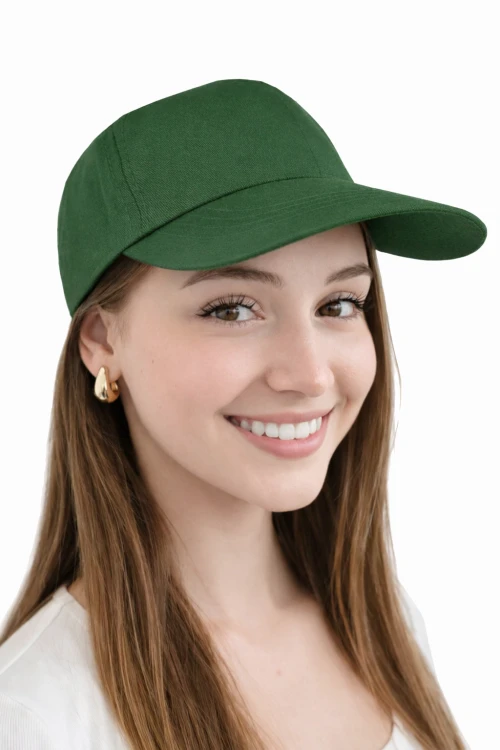 Czapka z twardym daszkiem kolor zielona butelka.png