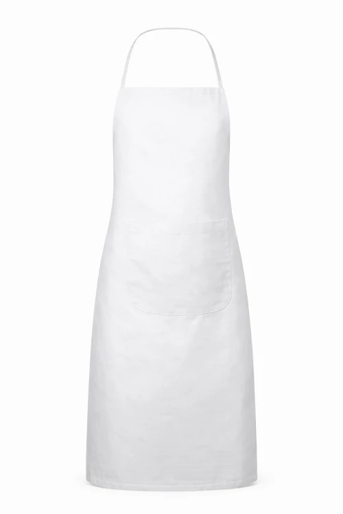 Fartuszek kuchenny gastronomiczny z kieszenienią biały mockup.png