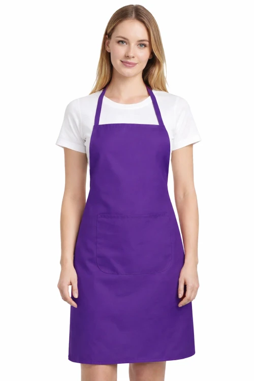 Fartuszek kuchenny gastronomiczny z kieszenienią fioletowy.png