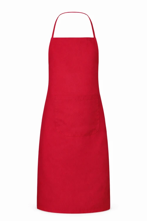 Fartuszek kuchenny gastronomiczny z kieszenienią czerwony mockup.png