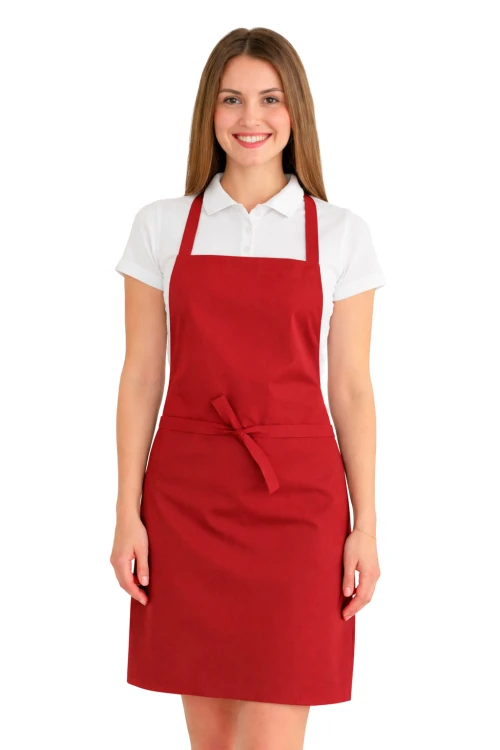 Fartuszek do kuchni dla gastronomii kolor czerwony.png