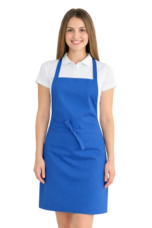 Fartuszek do kuchni dla gastronomii kolor jasny niebieski.png