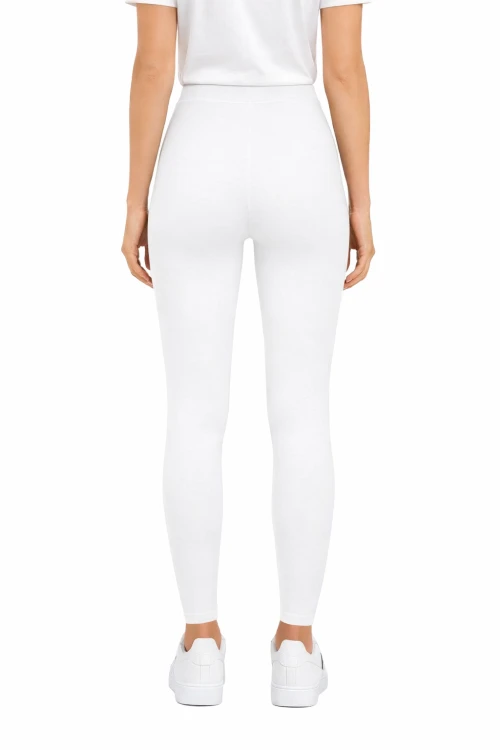 Białe legginsy damskie widok z tyłu.png