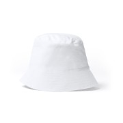 Kapelusz letni przeciwsłoneczny 100% bawełna 170g biały bucket hat.jpg