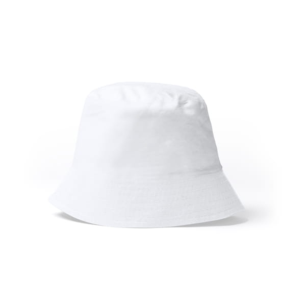 Kapelusz letni przeciwsłoneczny 100% bawełna 170g biały bucket hat.jpg