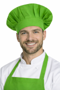 Czapka kucharska szefa kuchni unisex zielona.png