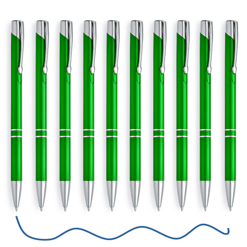 Zestaw-10szt-długopisów-kulkowych-z-aluminiową-obudową-i-chromowanym przyciskiem-kolor-zielony.png