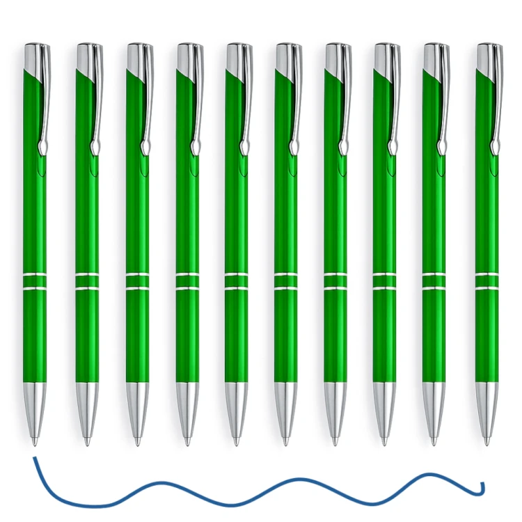 Zestaw-10szt-długopisów-kulkowych-z-aluminiową-obudową-i-chromowanym przyciskiem-kolor-zielony.png