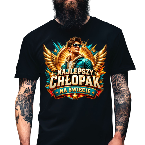 Koszulka dla chlopaka najlepszy chlopak na swiecie