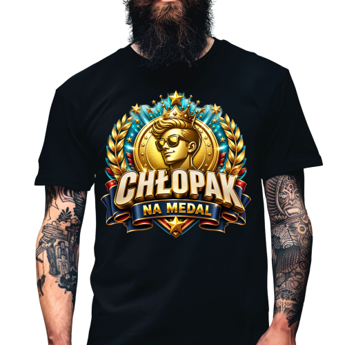 Koszulka dla chlopaka chlopak na medal