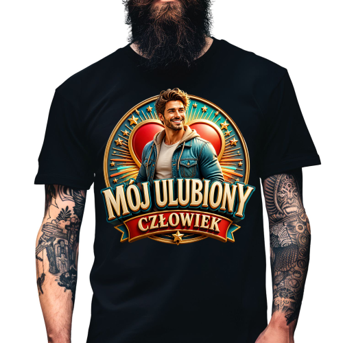 Koszulka dla chlopaka moj ulubiony czlowiek