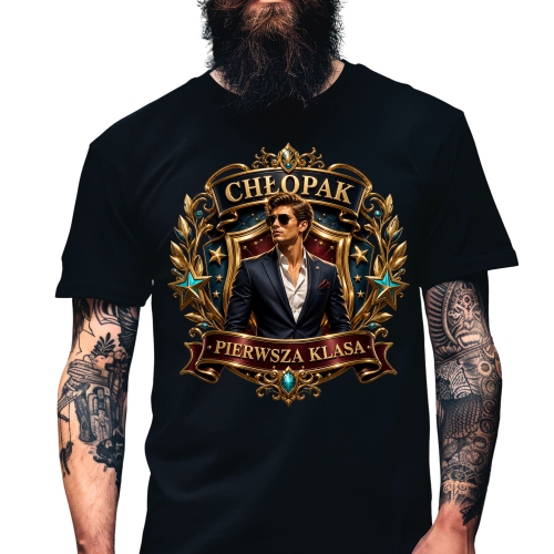 Koszulka dla chlopaka chlopak pierwsza klasa