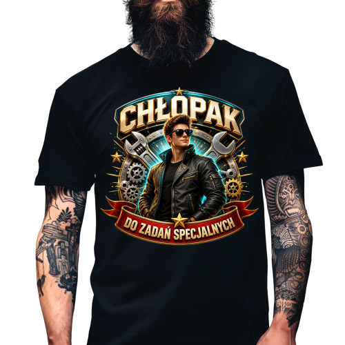 Koszulka dla chlopaka chlopak do zadan specjalnych