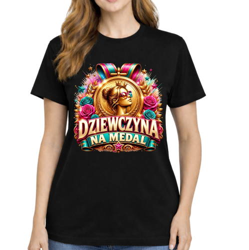 K7-W7 koszulka dla dziewczyny dziewczyna na medal.png