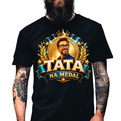 Koszulka dla taty tata na medal