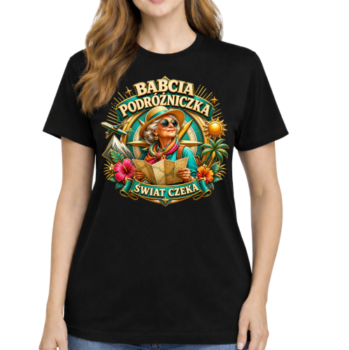 Koszulka Babcia podrozniczka