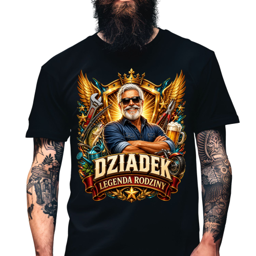 Koszulka dziadek legenda rodziny