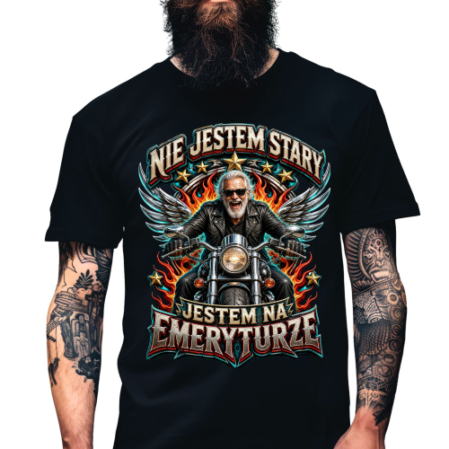 K21-W14 koszulka nie jestem stary jestem na emeryturze.png