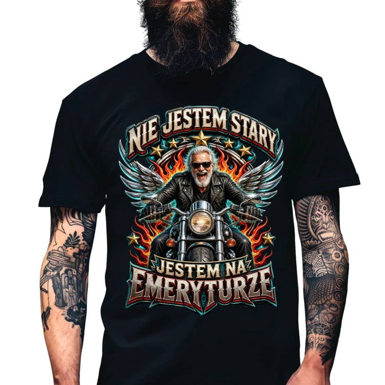 K21-W14 koszulka nie jestem stary jestem na emeryturze.png