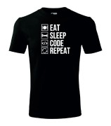 t-shirt-meski-eat-sleep-code-repeat