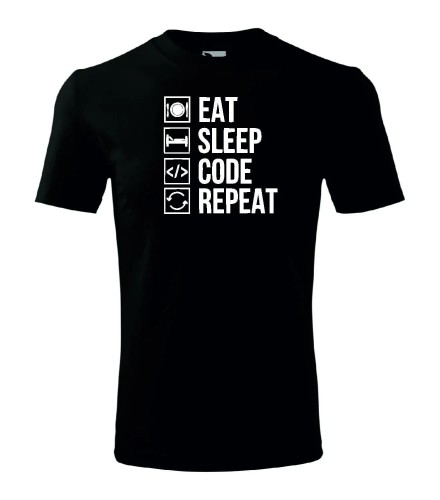 t-shirt-meski-eat-sleep-code-repeat