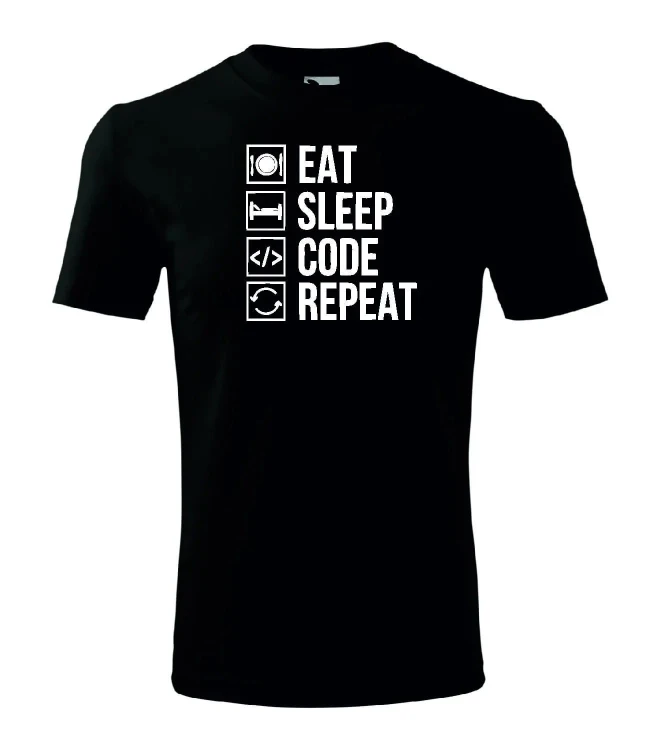 t-shirt-meski-eat-sleep-code-repeat