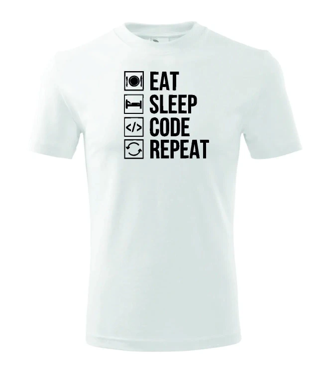 t-shirt-meski-eat-sleep-code-repeat