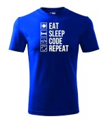 t-shirt-meski-eat-sleep-code-repeat