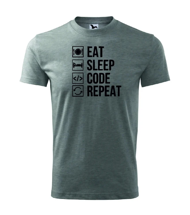 t-shirt-meski-eat-sleep-code-repeat