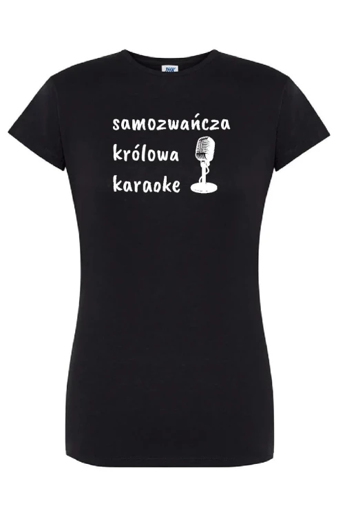 t-shirt-damski-krolowa-karaoke