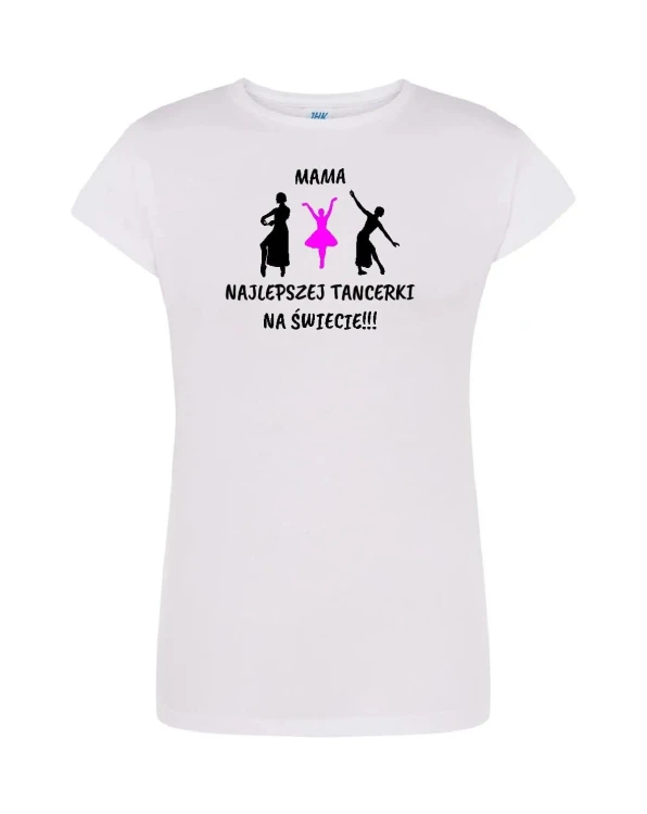 t-shirt-damski-mama-najlepszej-tancerki