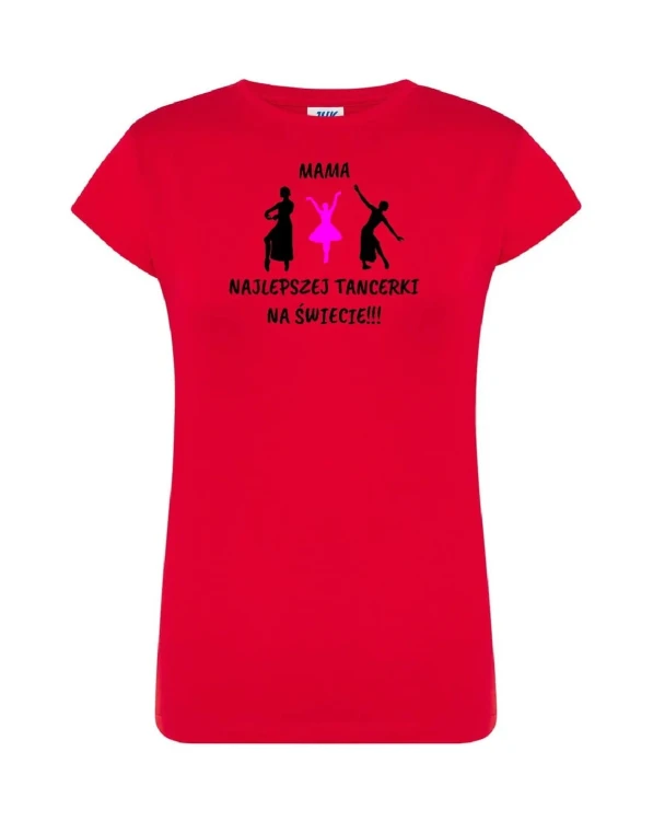 t-shirt-damski-mama-najlepszej-tancerki