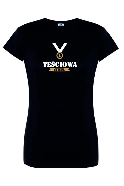 t-shirt-damski-tesciowa-na-medal-10-kolorow-do-wyb