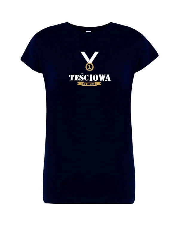t-shirt-damski-tesciowa-na-medal-10-kolorow-do-wyb
