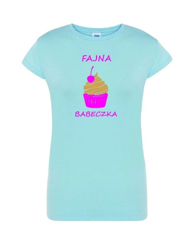 t-shirt-damski-fajna-babeczka-10-kolorow-do-wyboru