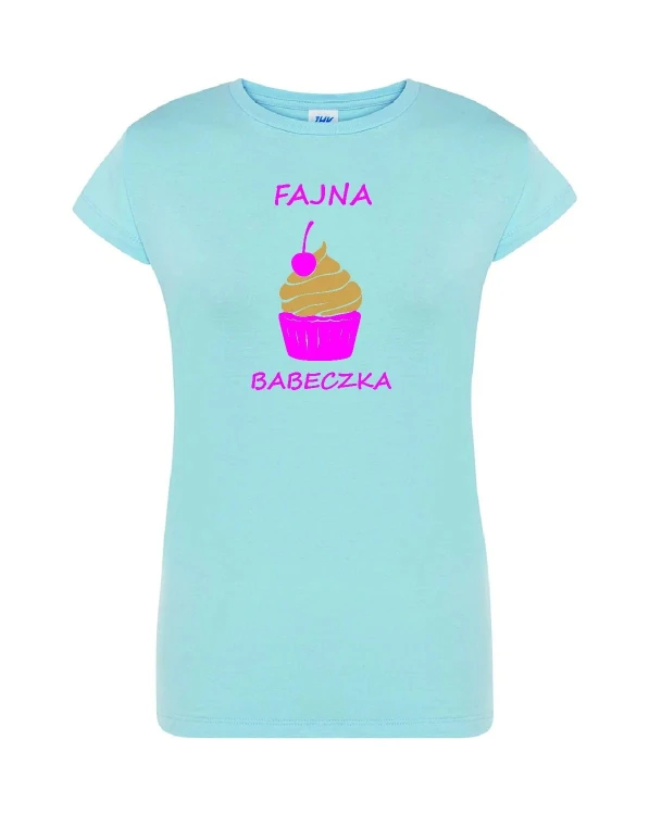 t-shirt-damski-fajna-babeczka-10-kolorow-do-wyboru