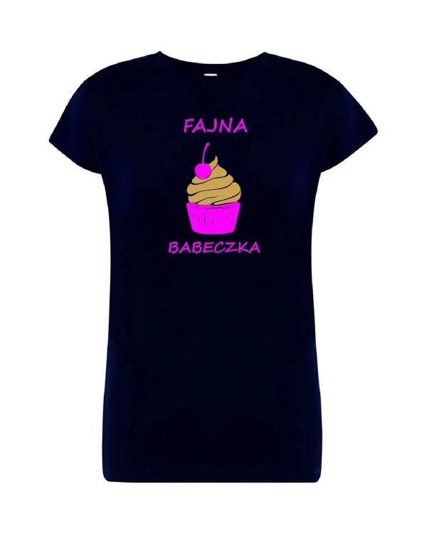 t-shirt-damski-fajna-babeczka-10-kolorow-do-wyboru