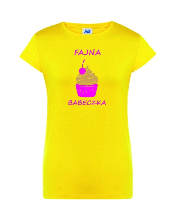 t-shirt-damski-fajna-babeczka-10-kolorow-do-wyboru