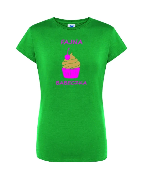t-shirt-damski-fajna-babeczka-10-kolorow-do-wyboru
