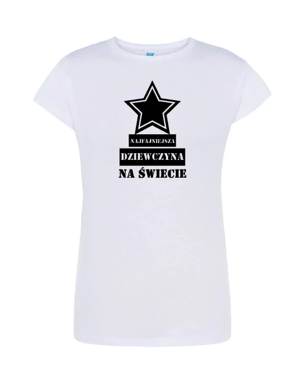 t-shirt-damski-najfajniejsza-dziewczyna-10-kolorow