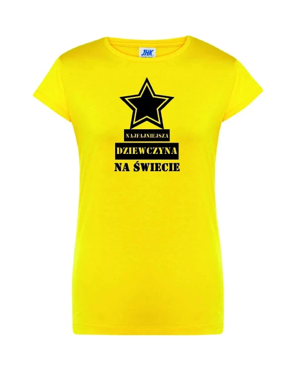 t-shirt-damski-najfajniejsza-dziewczyna-10-kolorow