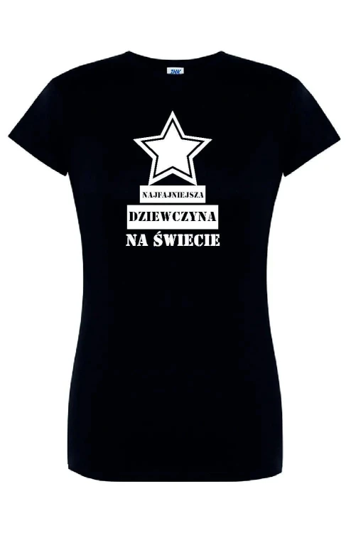 t-shirt-damski-najfajniejsza-dziewczyna-10-kolorow